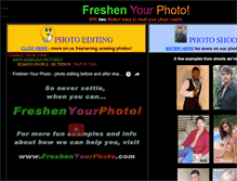 Tablet Screenshot of freshenyourphoto.com